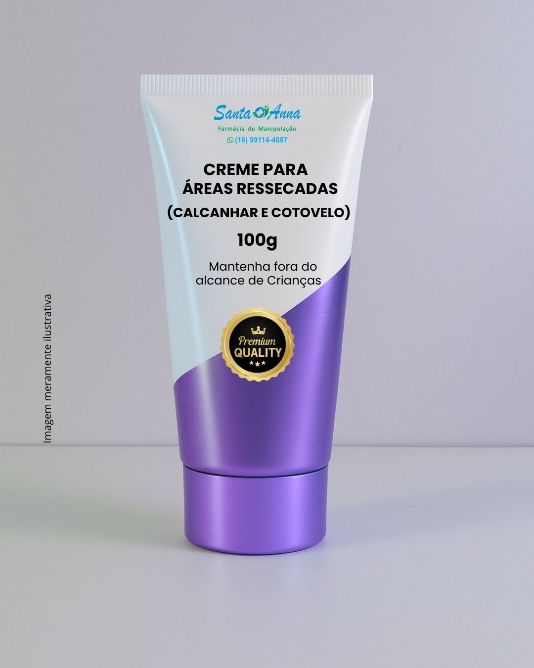 Creme áreas ressecadas