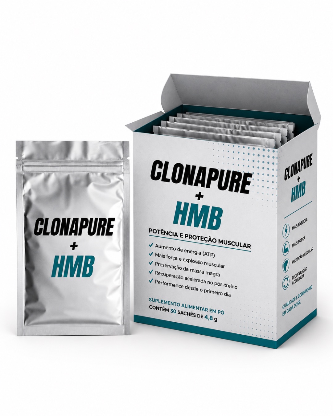 Clonapure e HMB sache caixa 1