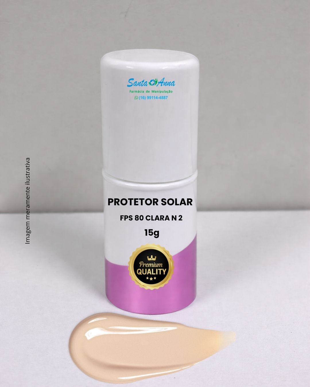 Protetor solar FPS 80 cor 02